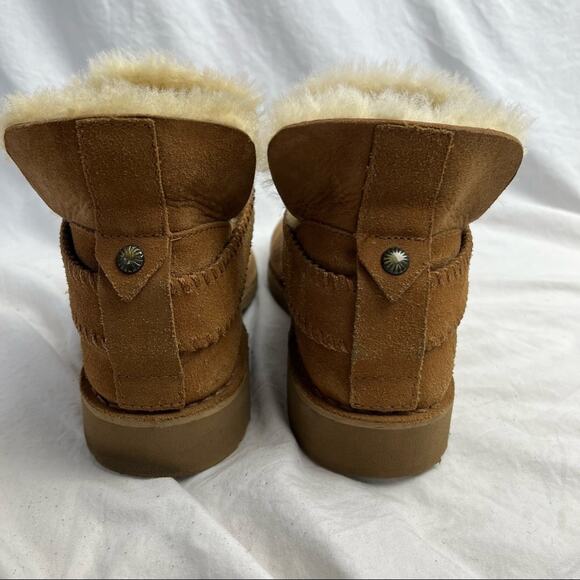 UGG McKay Classic Ankle Bootie in Chestnut Size 5 - Picture 6 of 9